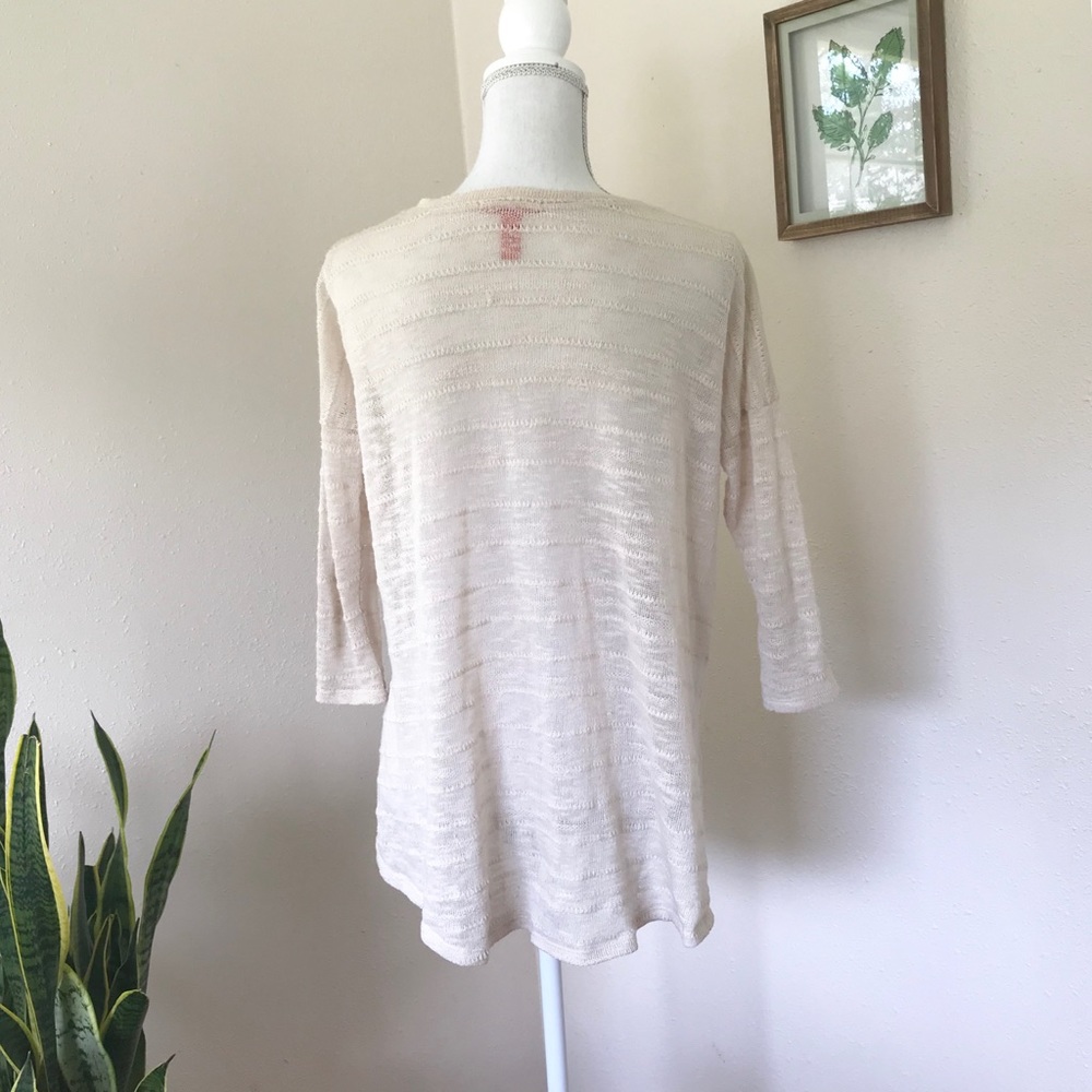 Chelsea & Violet Gauzey Lace Sweater Top - Picture 4 of 5